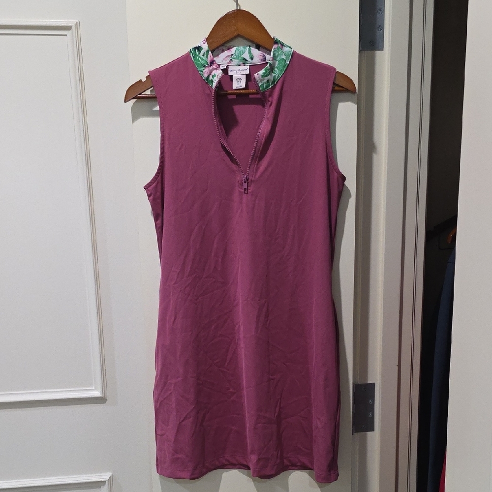 Tommy Bahama Golf Dress with Pockets & Floral Collar